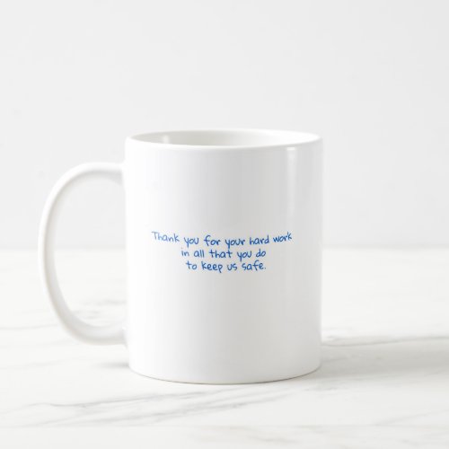 Thank You Nurses Coffee Mug