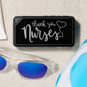 Thank You Nurses   Fancy Script Bluetooth Speaker