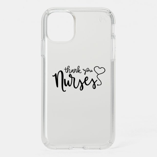 Thank You Nurses | Fancy Script Speck iPhone 11 Case (Front)