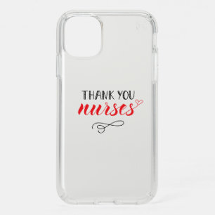 Thank You Nurses   Fun Font Speck iPhone 11 Case
