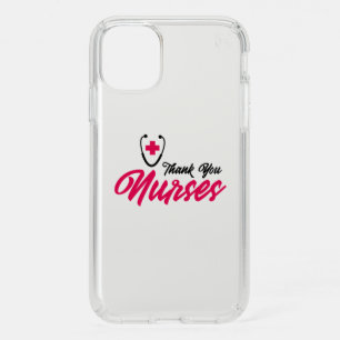 Thank You Nurses   Pink Speck iPhone 11 Case