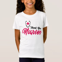 Thank You Nurses | Pink T-Shirt