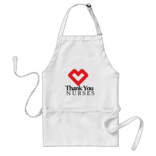 Thank You Nurses   Red Heart Adult Apron