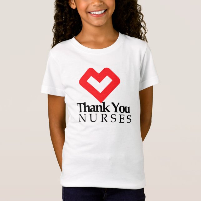 Thank You Nurses | Red Heart T-Shirt (Front)