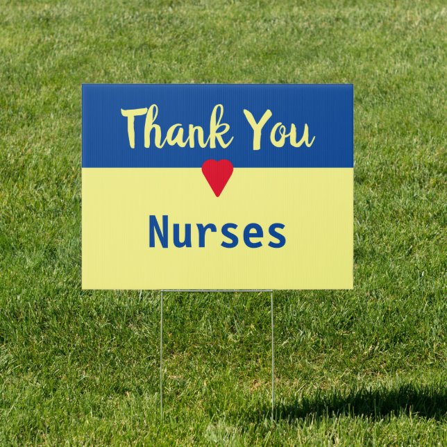 Thank You Nurses Sign (Insitu)