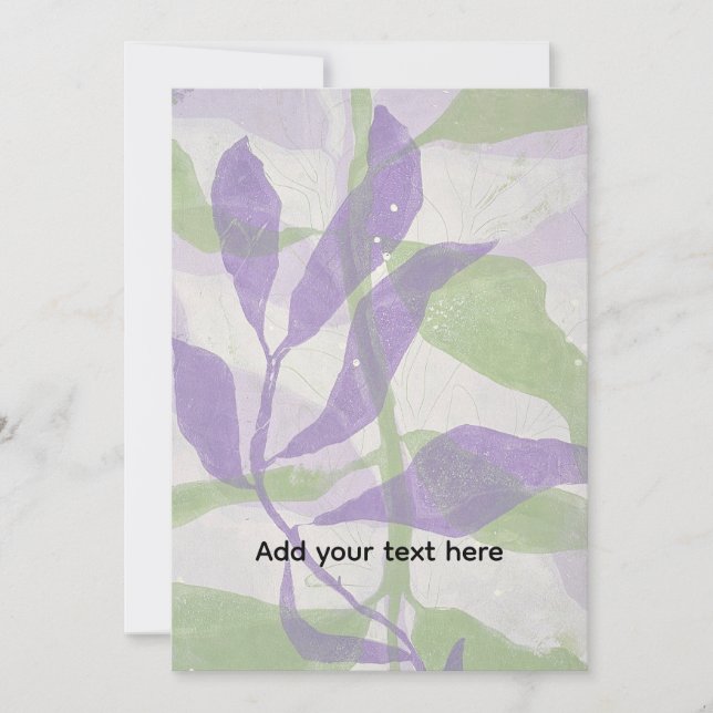 Thank you or Note card (Front)
