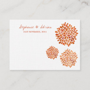 Thank You or Table Place Cards Petal Blooms