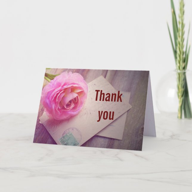 Thank you orchid card (Front)