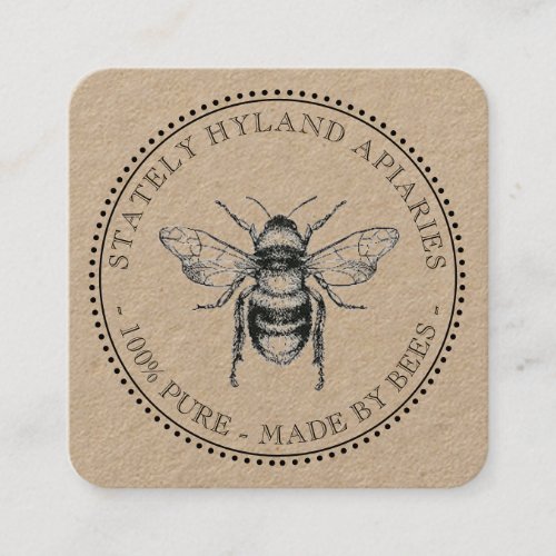 Thank You Our Products Beekeeping Business Card