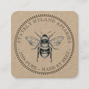 Thank You Our Products Beekeeping Business Card