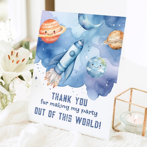 Thank you Out of this world Space birthday party 