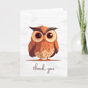 Thank You Owl Card