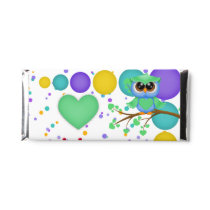 Thank You Owl Hershey Bar Favors