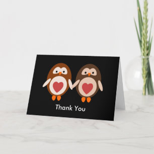 Thank you  Owl Love Card