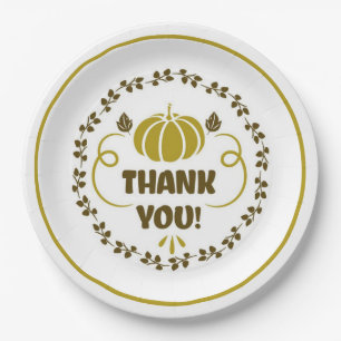 Thank You Paper Plates