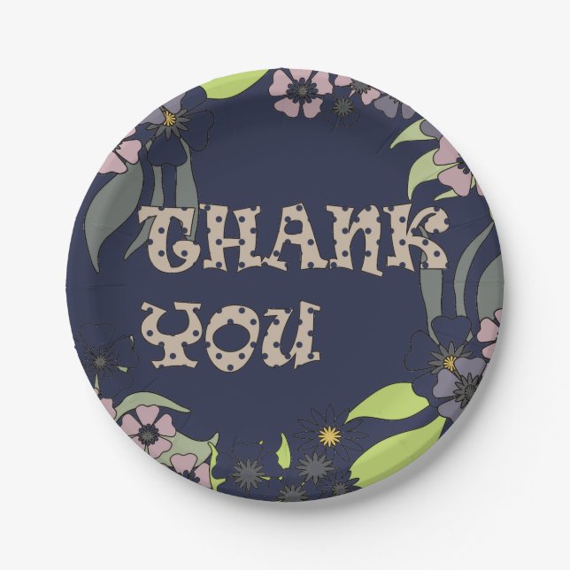 Thank you paper plates (Front)