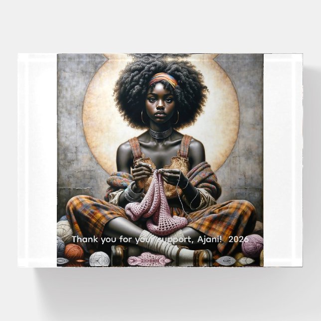 Thank you! paperweight (Front)