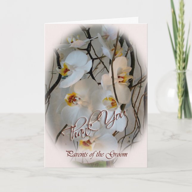 Thank you parents of the Groom (Front)