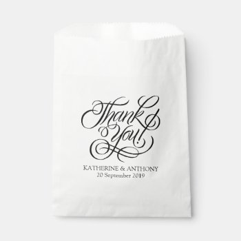 Thank You Party Favor Loot Favor Bag by thepapershoppe at Zazzle