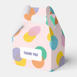 Thank You Pastel Confetti Favor Boxes