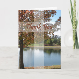 Thank You - Pastor Appreciation With Autumn Tree Card