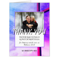 THANK YOU PASTOR Difficult Times Jumbo PHOTO