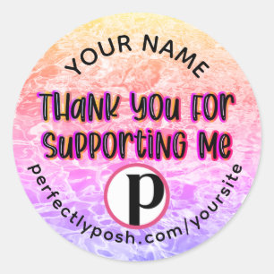 Thank You Perfectly Posh label