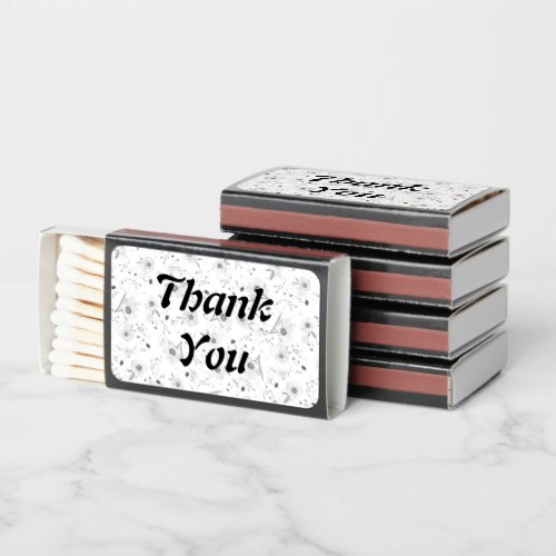 Thank You Personalized Match Box Gift Favor Idea