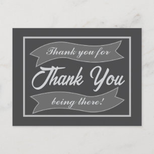 Thank You Personalized Photo Holiday Postcard