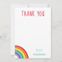 Thank You Personalized Rainbow Kids Party