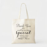 Thank You Personalized Wedding Hotel Gift Tote Bag at Zazzle