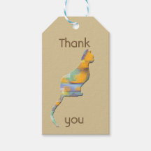 Thank You Pet Sitter Color Block Kitten Cat