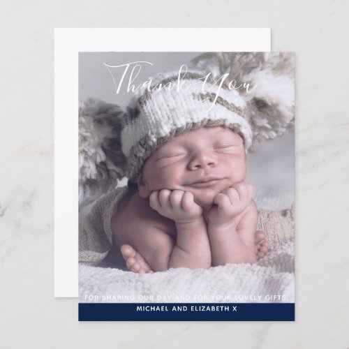 Thank You Photo Cards Baby Shower New Baby