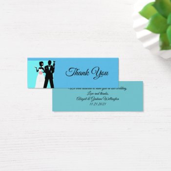 Thank You Photo Cards For Favor And Gift Bags by WeddingButler at Zazzle