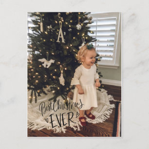 Thank You photo Christmas Post Card