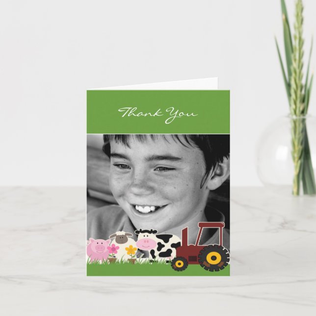 Thank You Photo Farm Card (Front)