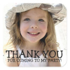 Thank You Photo Sticker for Kids Party