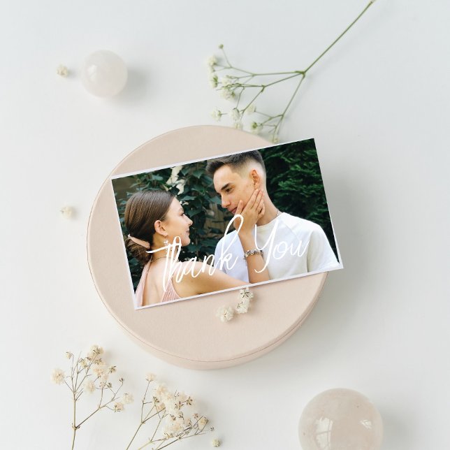 Thank You Photo Wedding Postcard (Creator Uploaded)