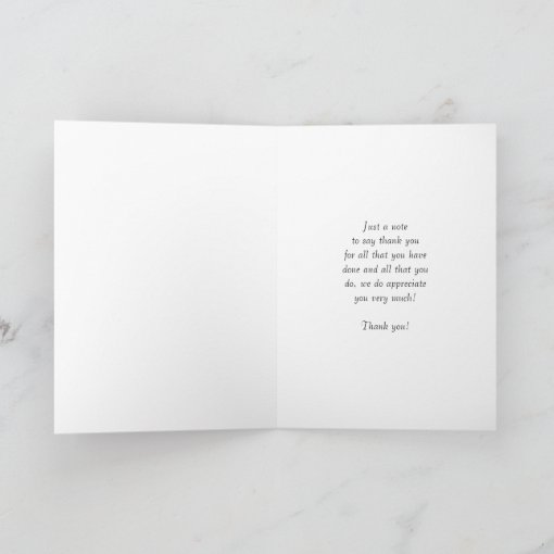 Thank You Piano Teacher Greeting Card | Zazzle