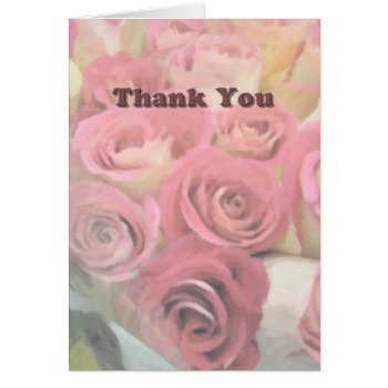 Thank You Pick Roses by timelesscreations at Zazzle