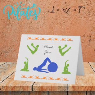 Thank You Pilates Greeting Card