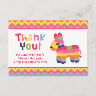 Thank You Pinata Mexican Fiesta Birthday Party