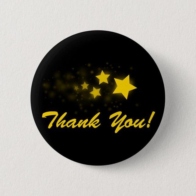 Thank you pinback button (Front)