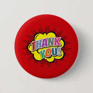 Thank You Pinback Button