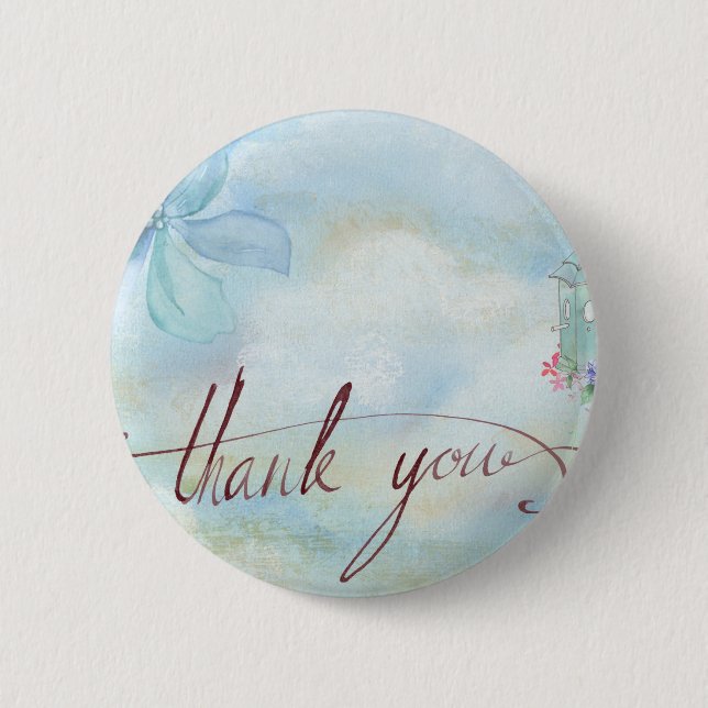 thank you pinback button (Front)