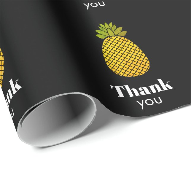 Thank you pineapple wrapping paper (Roll Corner)