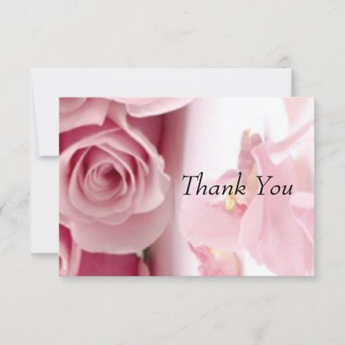 Thank You Pink Flowers