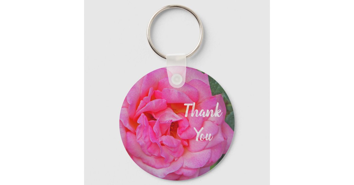 JE Thank You Flower Bloom Keychain