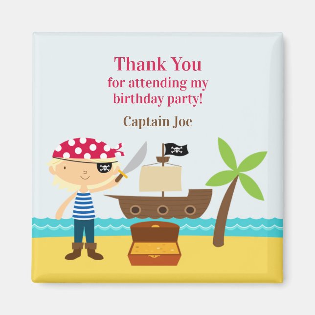 Thank You Pirate Magnet (Front)