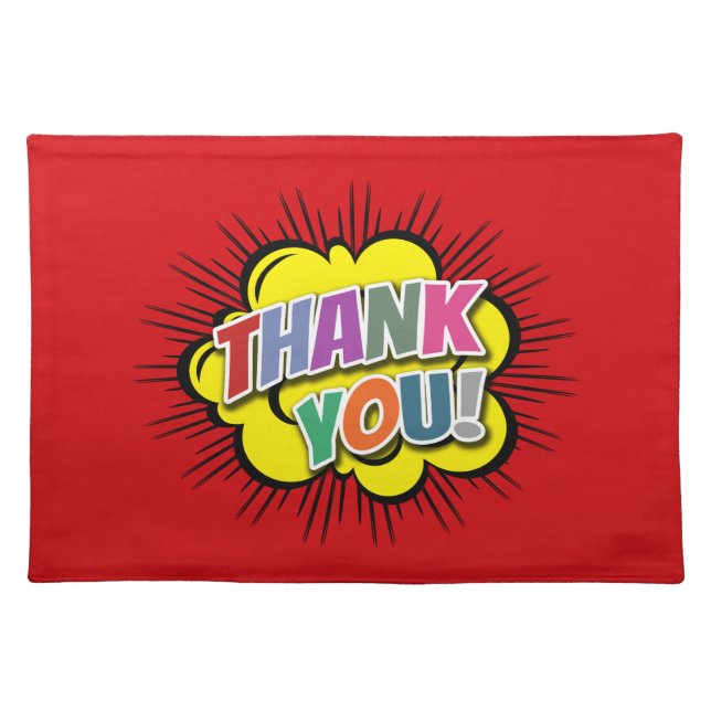 Thank You Placemat (Front)